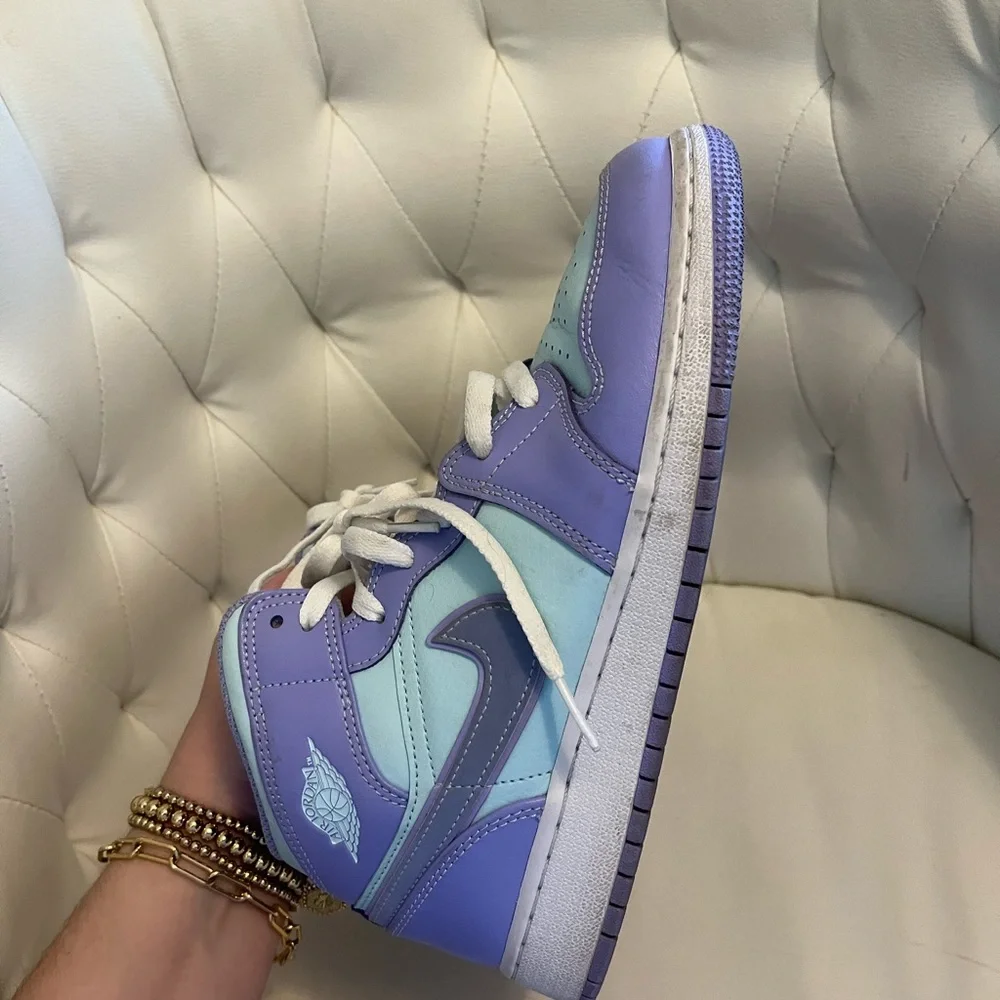 Air Jordans in Purple Pulse - Picture 3 of 5